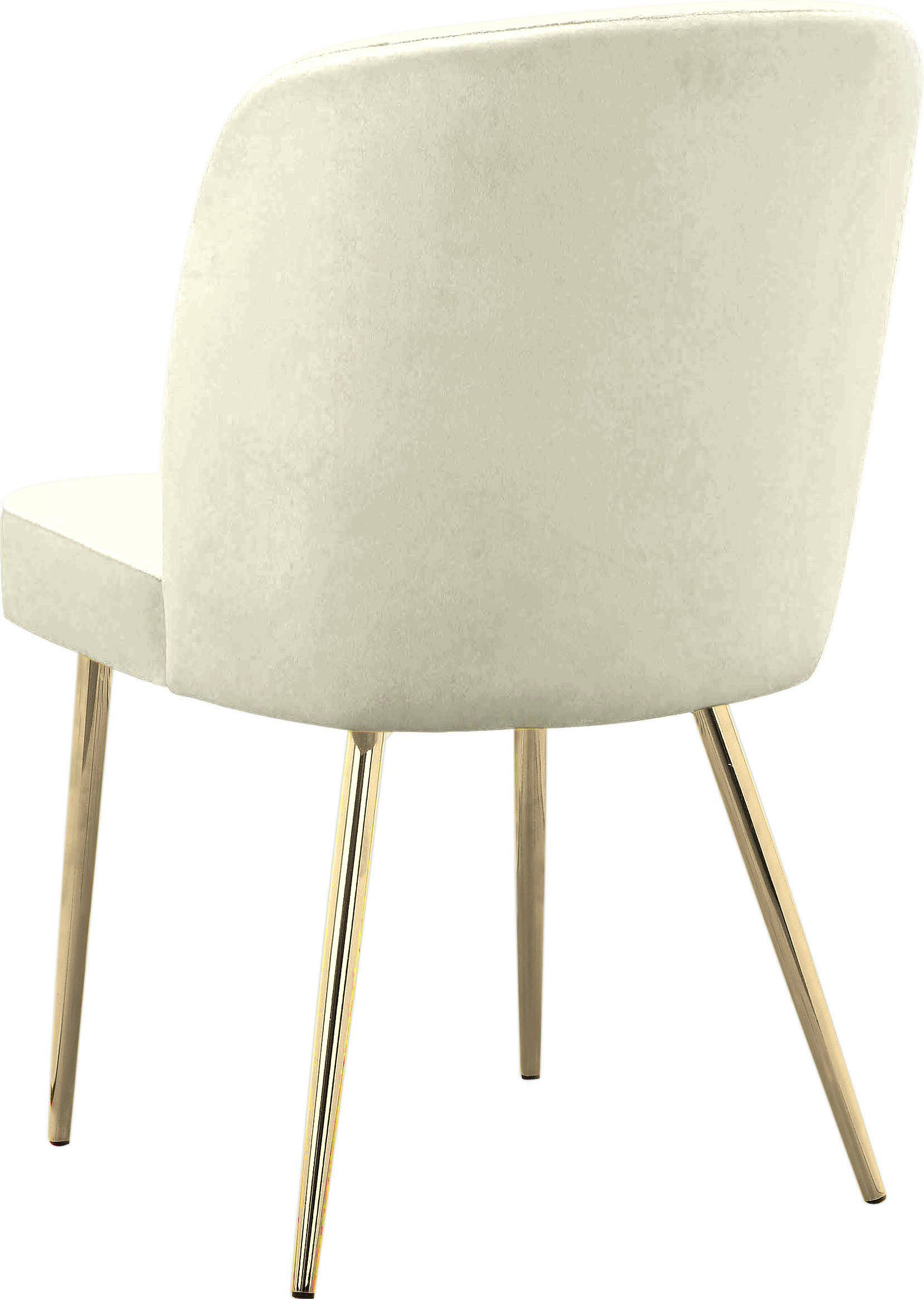 Leonique Esszimmerstuhl Felicity (2 St), im 2er Set erhältlich, mit Sitz und Rücken gepolstert, Sitzhöhe 48 cm