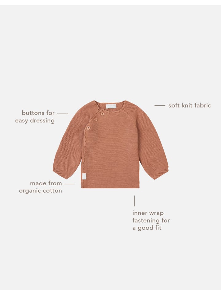 Noppies Strickjacke Pino in Café au lait günstig kaufen