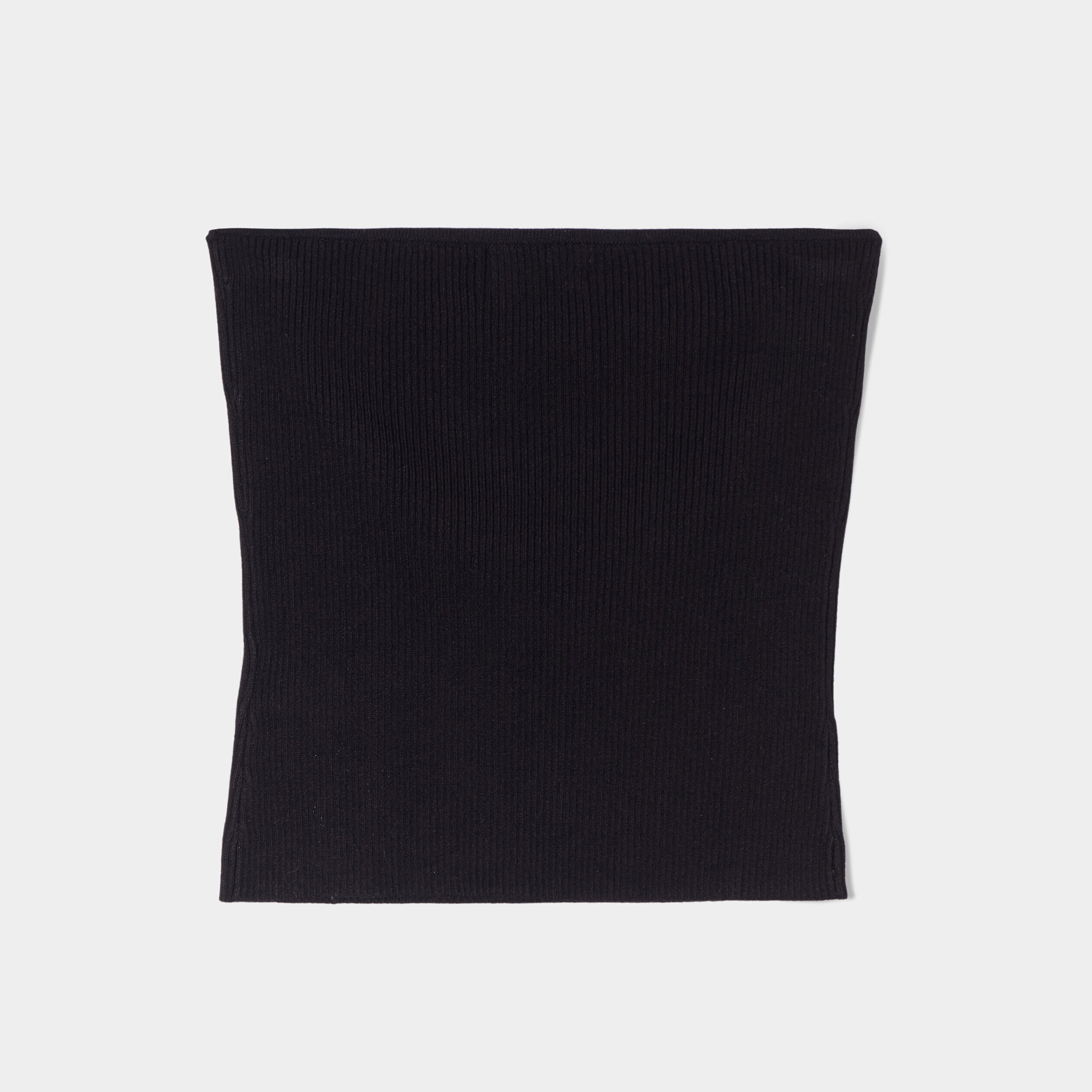 Crop top pull bustier noir femme | Cache Cache