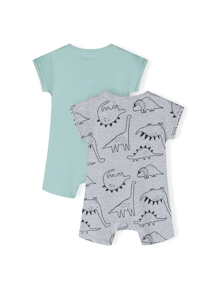 Minoti 2er. Set: Strampler 24babypack19 in grau günstig kaufen