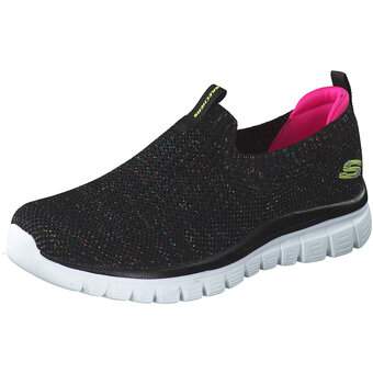 Skechers Slip On Sneaker in schwarz