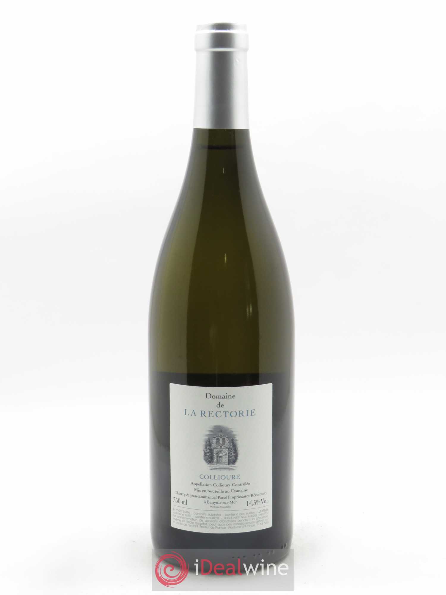 Collioure La Rectorie (Domaine de) L'Argile  2016 - Lot de 1 Bouteille