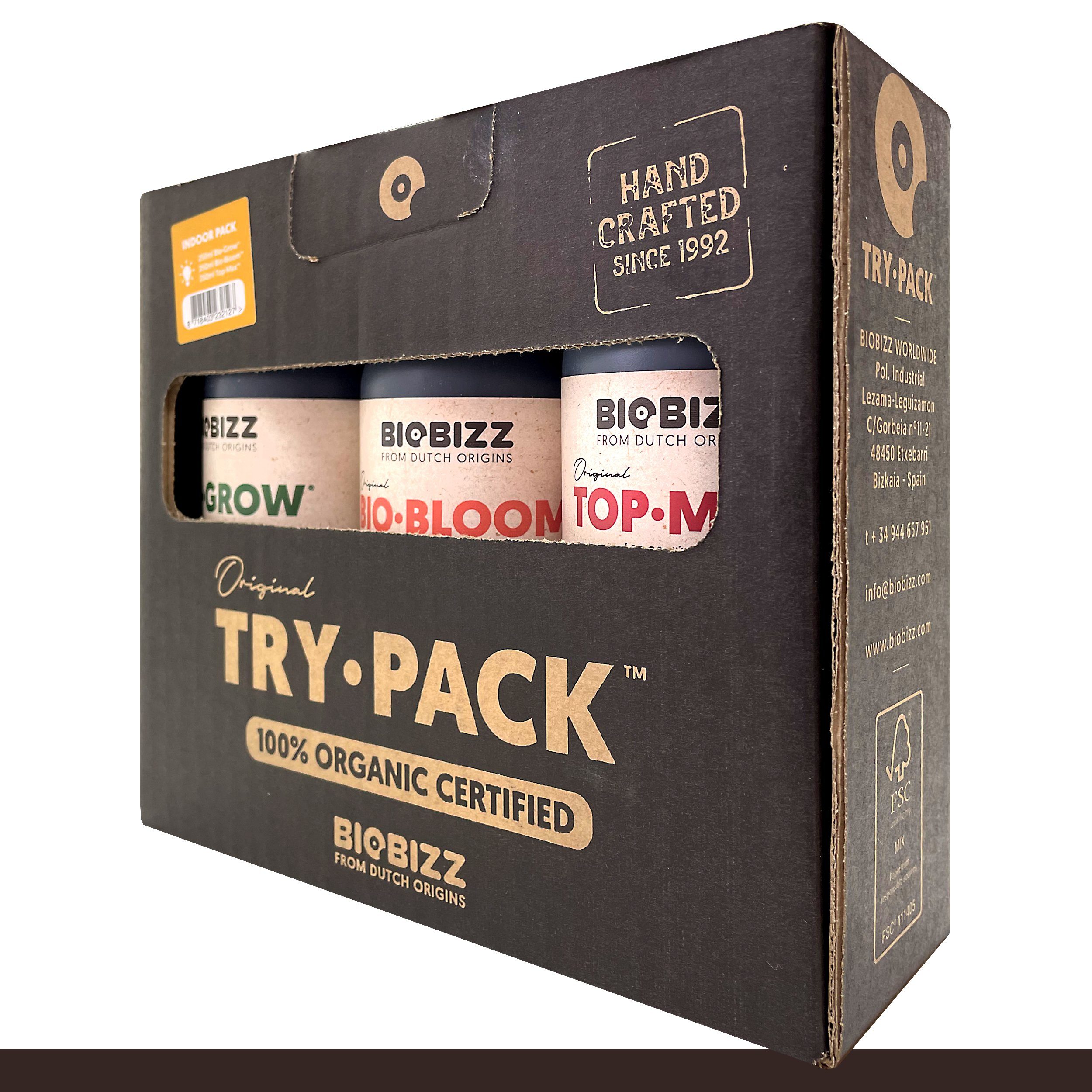 Biobizz Spezialdünger Try Pack 3x250ml Düngerset, Indoor