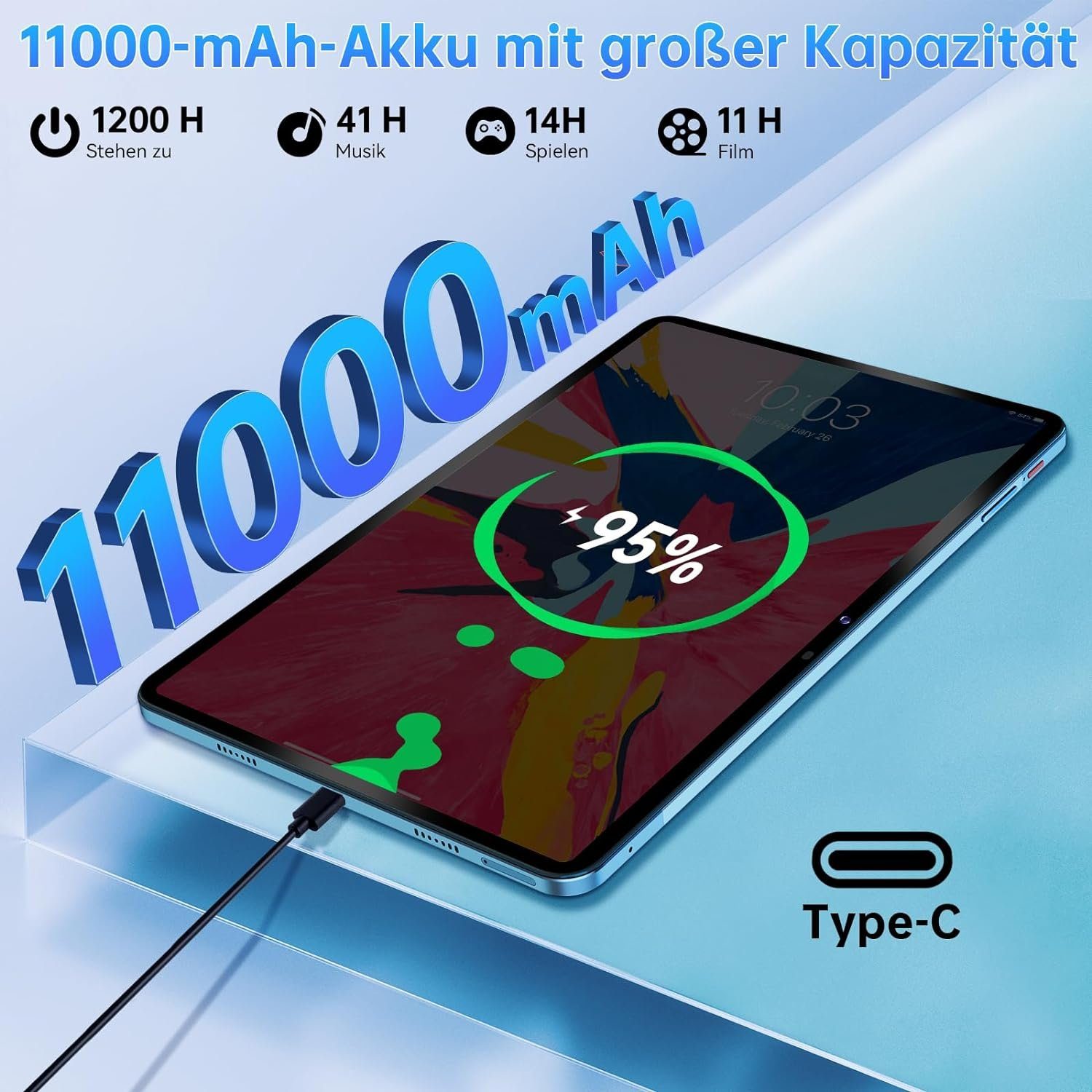 OUKITEL OT5 2K Display Helio G99 36GB RAM Gaming Tablet (12