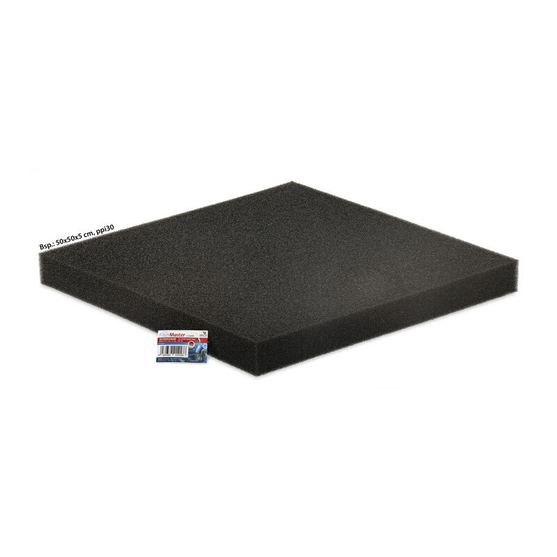 Papillon Filter Papillon Filterschaum schwarz 50x50 fein 10 cm