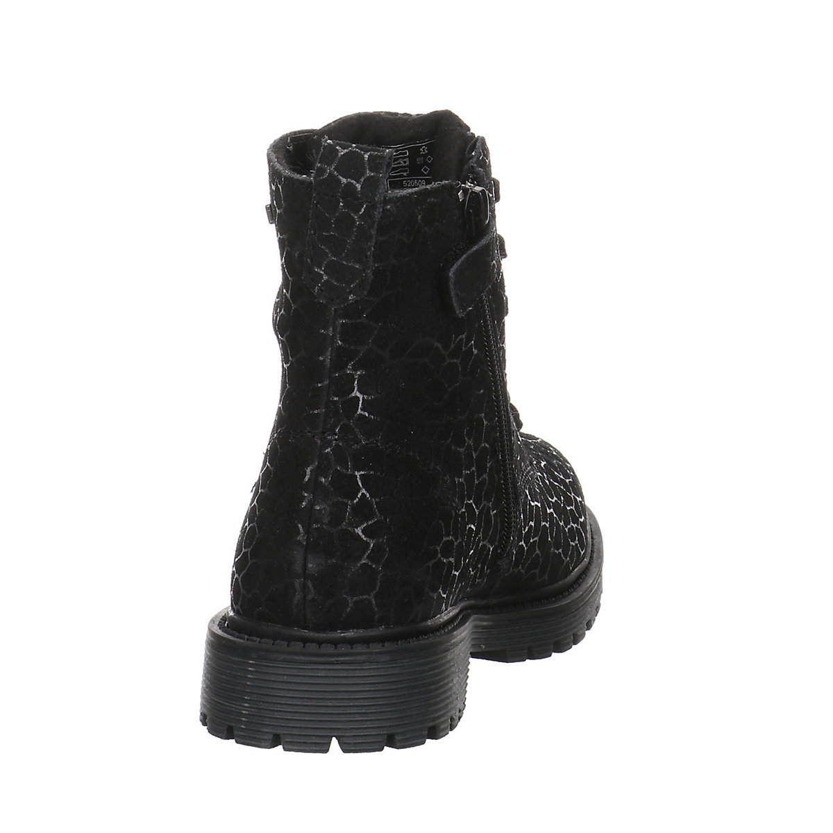 Mädchen Stiefel Schuhe Xilly-Tex Boots Kinderschuhe Veloursleder gemustert Halbschuhe