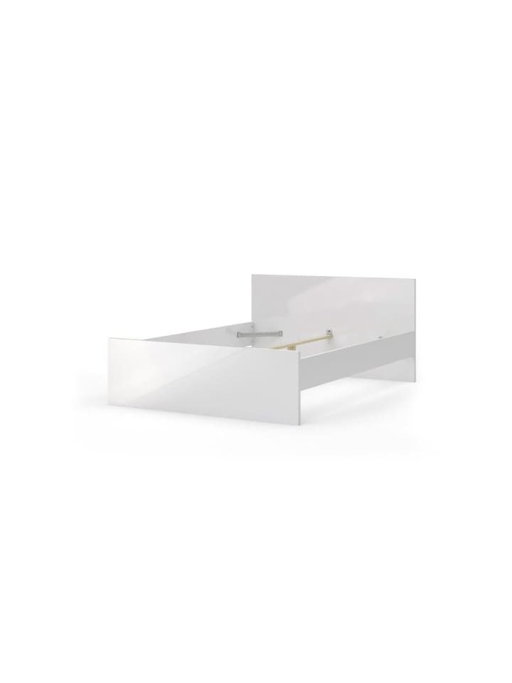 ebuy24 Bett Nada Weiß 146 x 197 cm günstig kaufen onesize