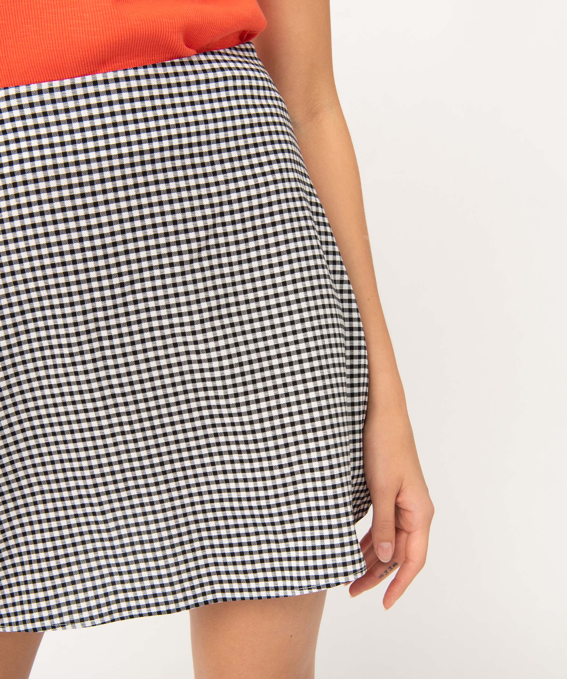 Jupe femme fluide coupe trapèze imprime | GEMO