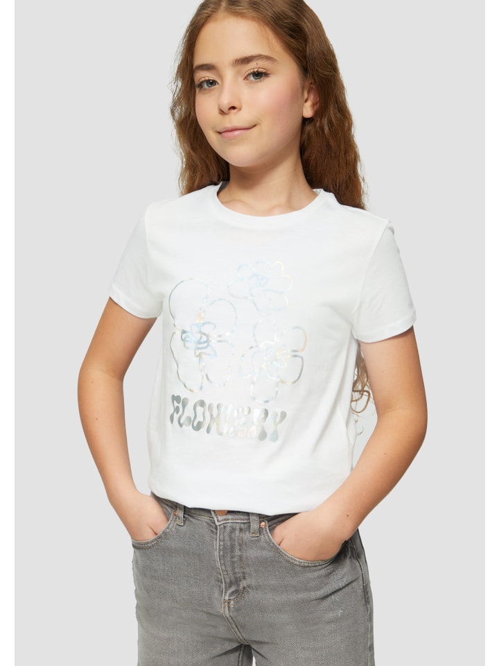 s.Oliver T-Shirt kurzarm in Weiß günstig kaufen