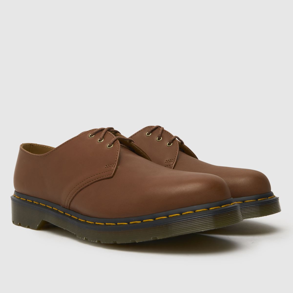 Dr Martens 1461 släta skor i brunt