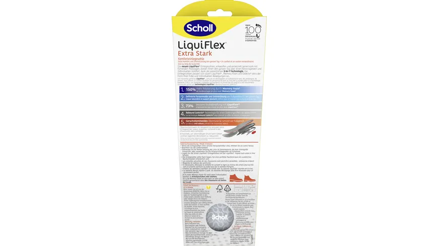 Scholl Liqui Flex Einlegesohlen Extra Support L