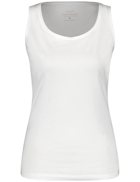 Basic Top aus nachhaltigem Baumwoll-Stretch