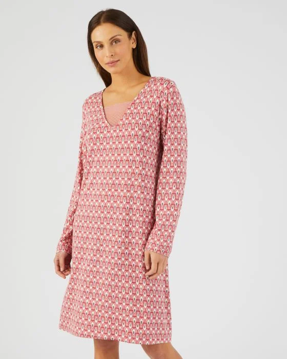 Chemise de nuit maille jersey modal élasthanne