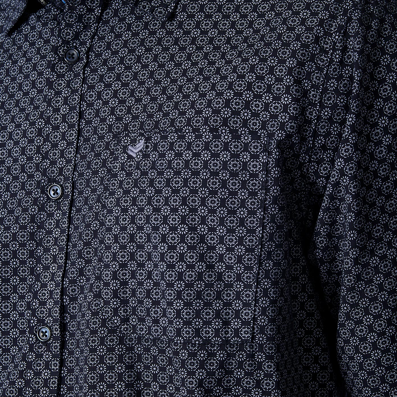 ROMER  Chemise bleue imprimée homme