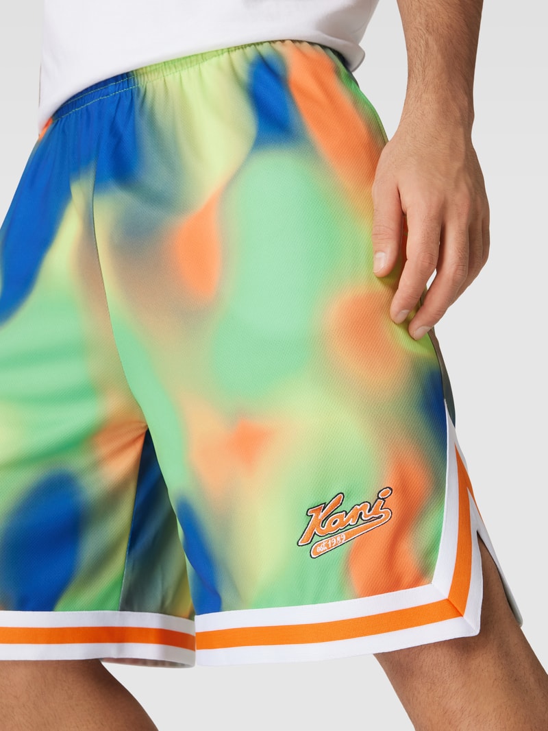 Shorts mit Allover-Muster - P&C x Karl Kani in orange