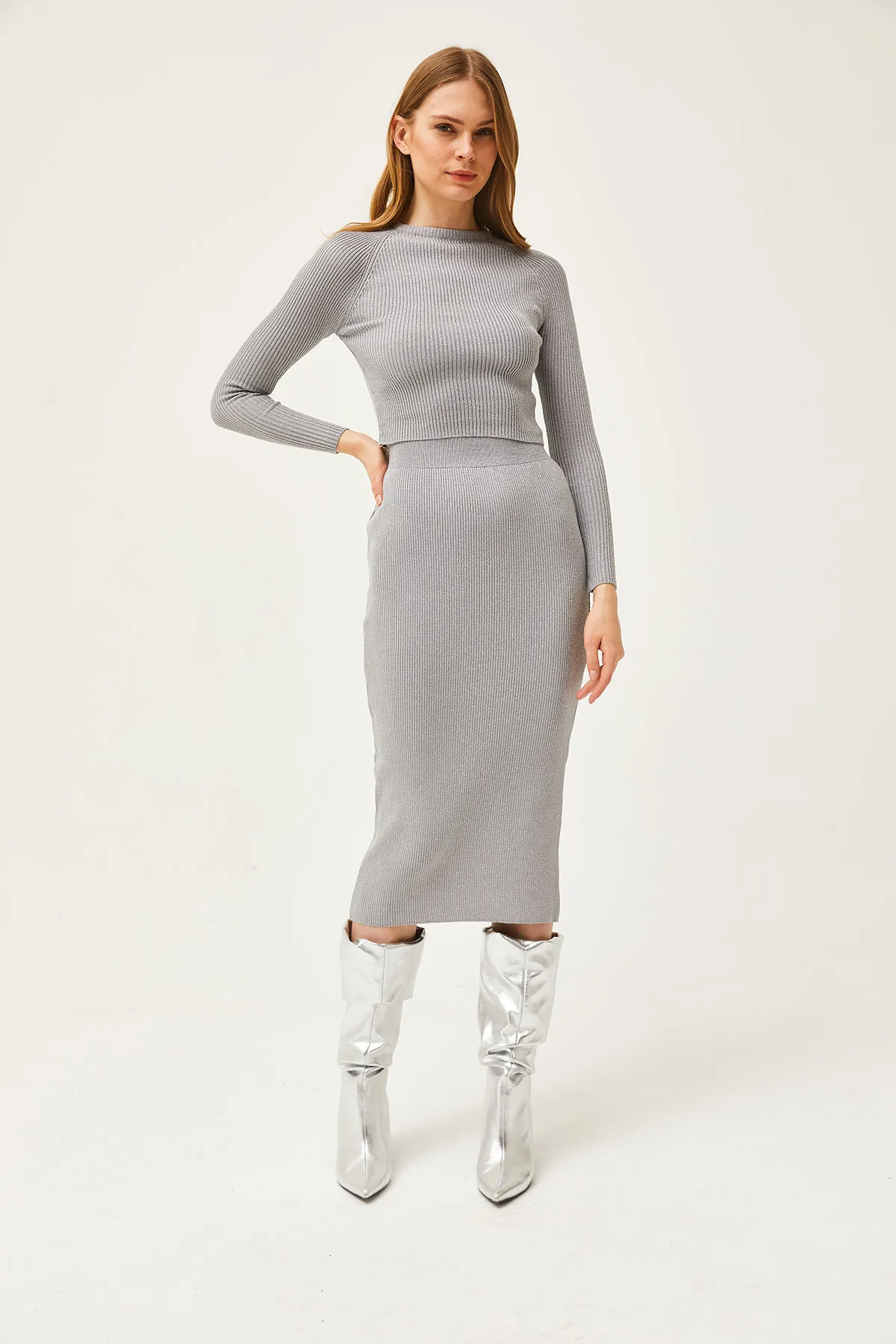 Olalook  Zweiteiler - Grau - Regular Fit