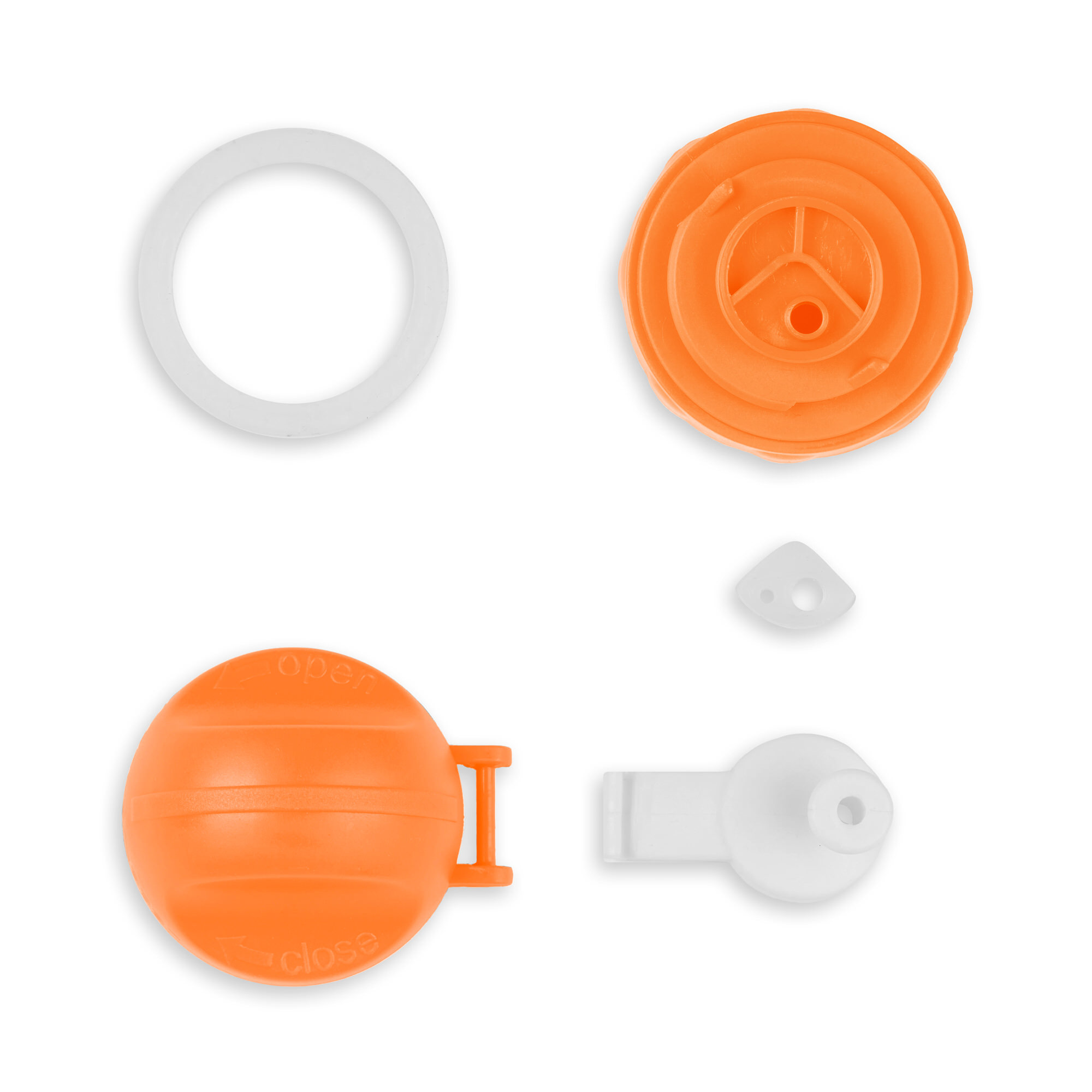 Trinkflaschenverschluß orange
