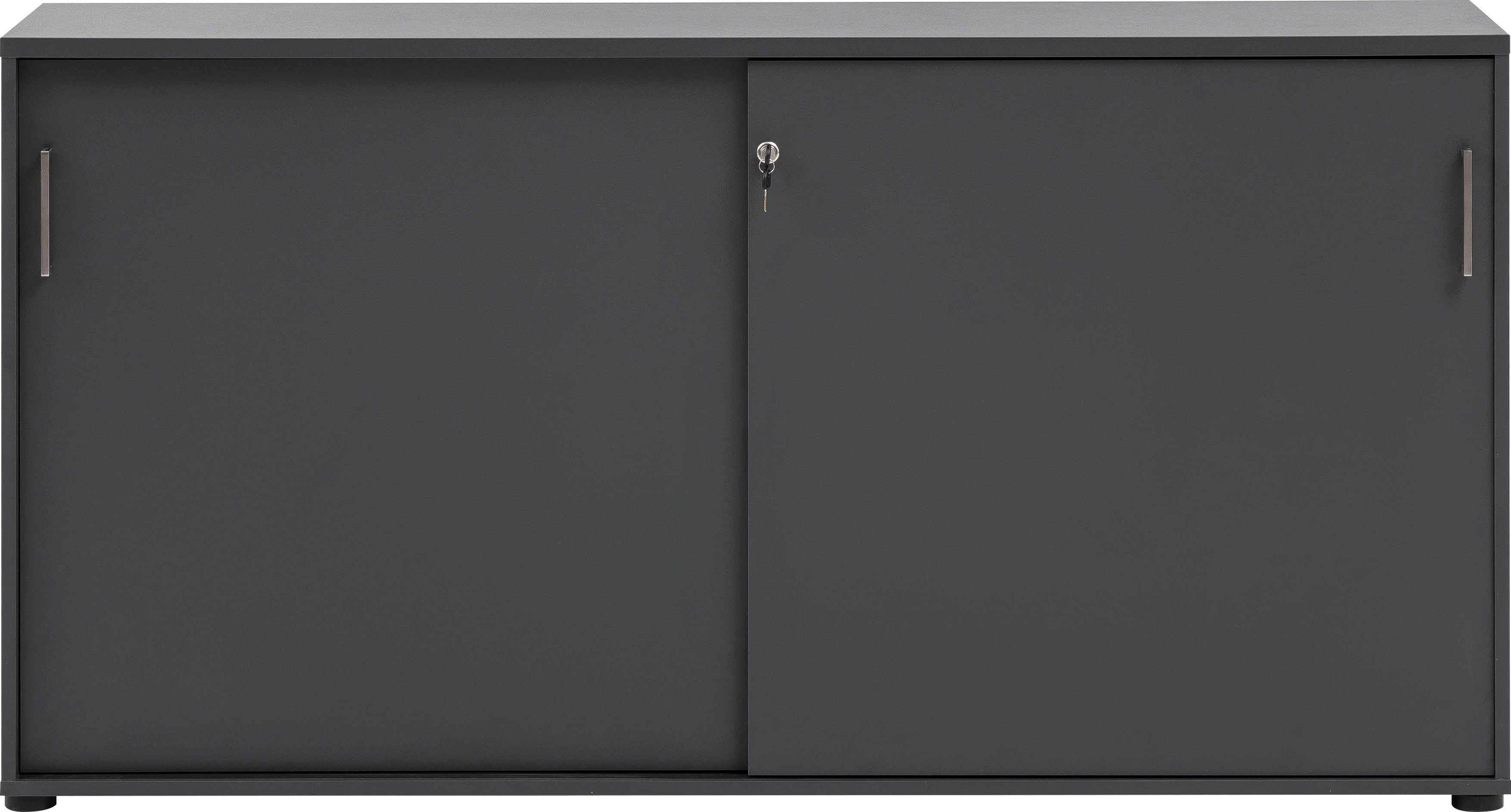Schildmeyer Aktenschrank Serie 1500 abschließbare Kommode, Maße B160,2 x T41 x H84,2 cm, Made in Germany