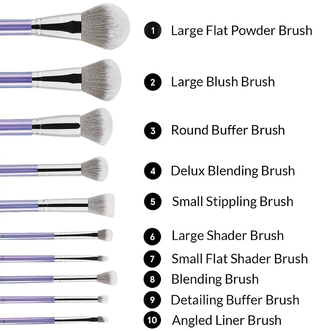 Hello Holo - 10 Piece Brush Set