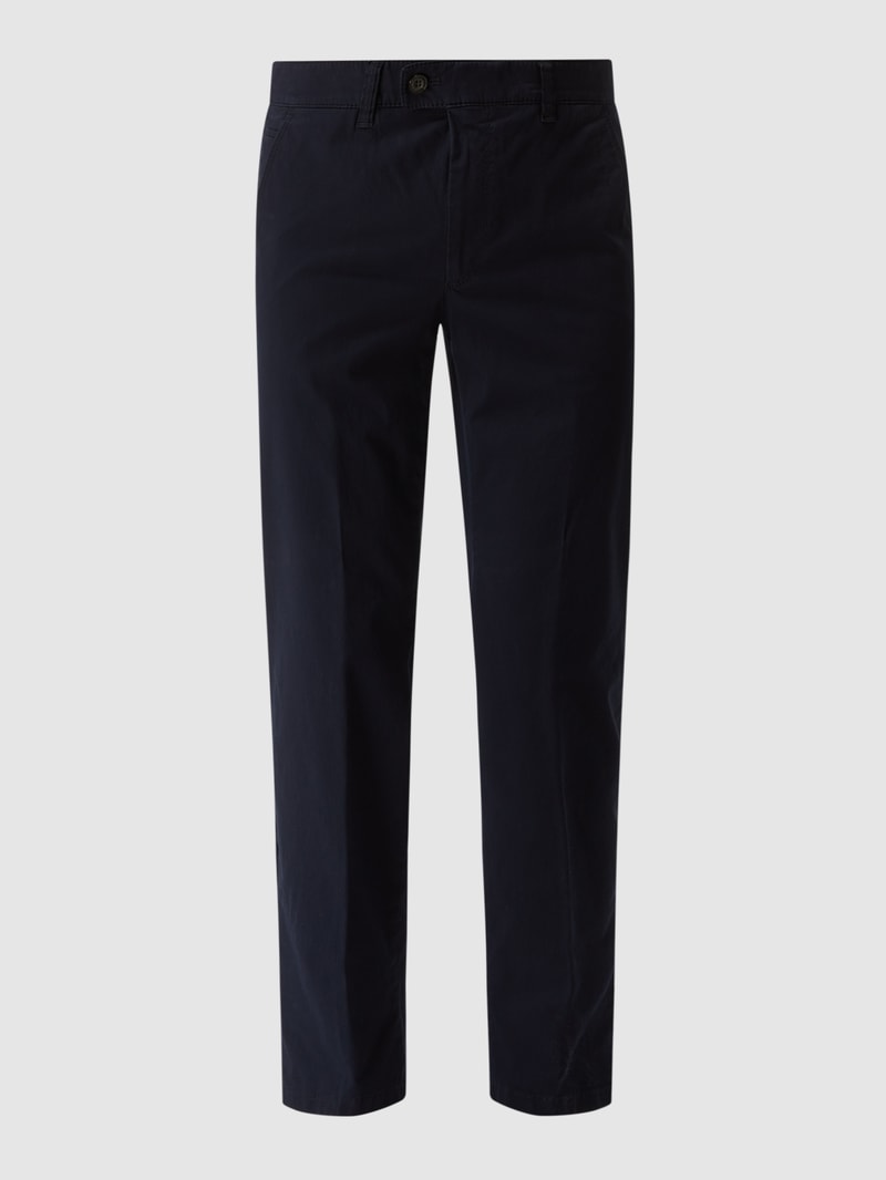 Chino mit Stretch-Anteil Modell 'Jim' in marineblau