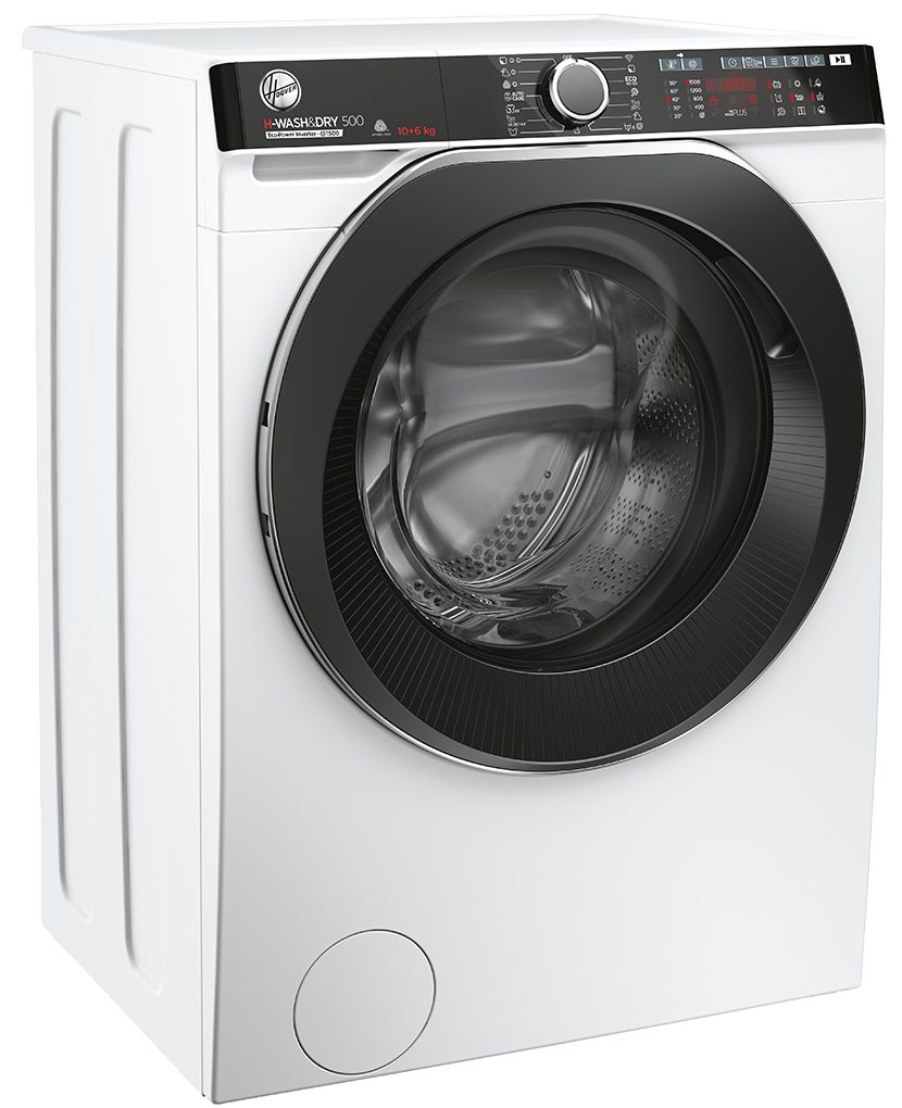 Hoover Waschtrockner HDP 5106AMBC/1-S, 10,00 kg, 6 kg, 1500 U/min, Mix-Power-System, WiFi & Bluetooth (hOn-App), Active Steam