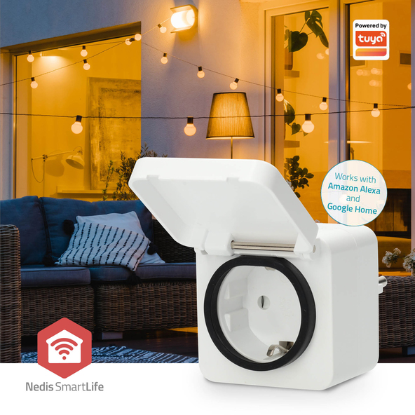 Pack Outdoor Smart Stecker, ZBPO130FWT, IP44, Zigbee, SmartLife