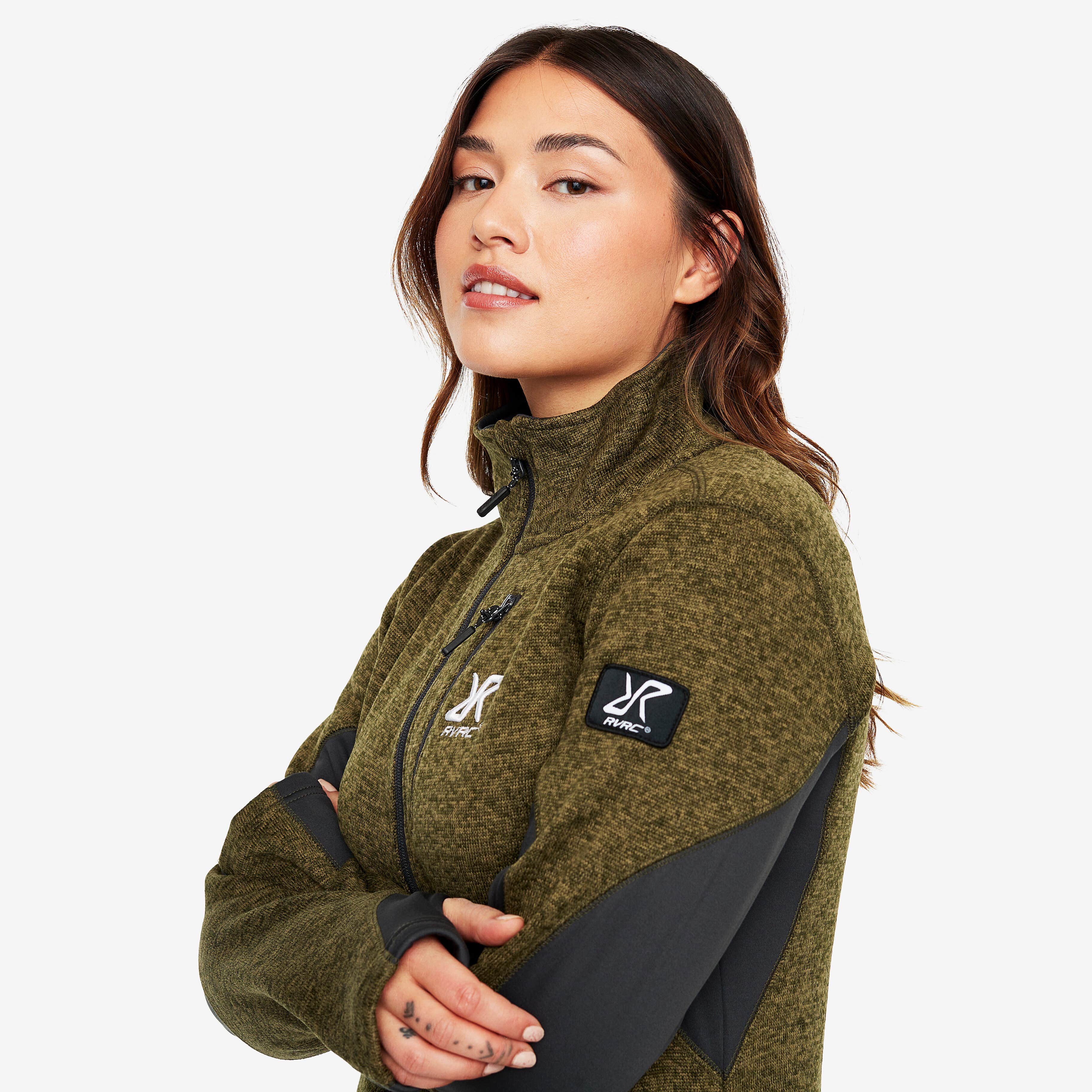 Fusion Fleece Femme Burnt Olive