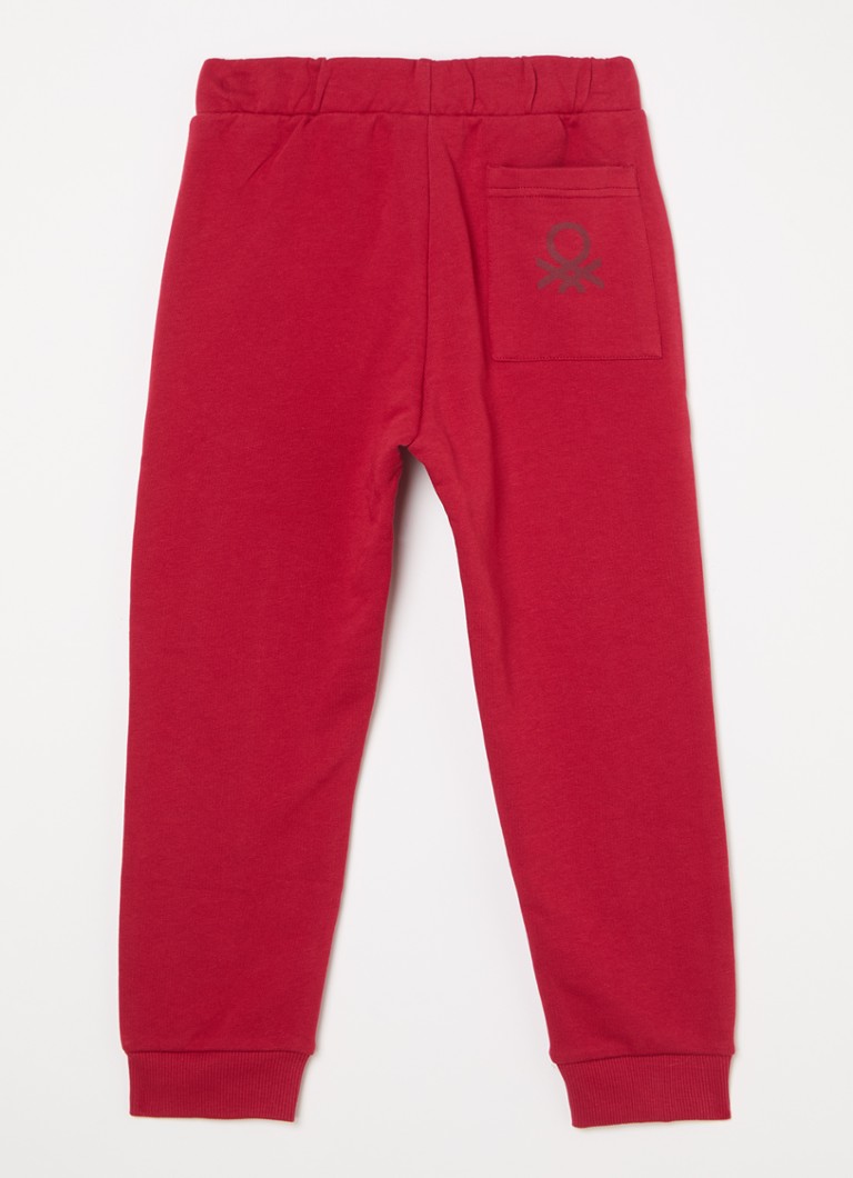 Pantaloni de trening Benetton slim fit cu logo