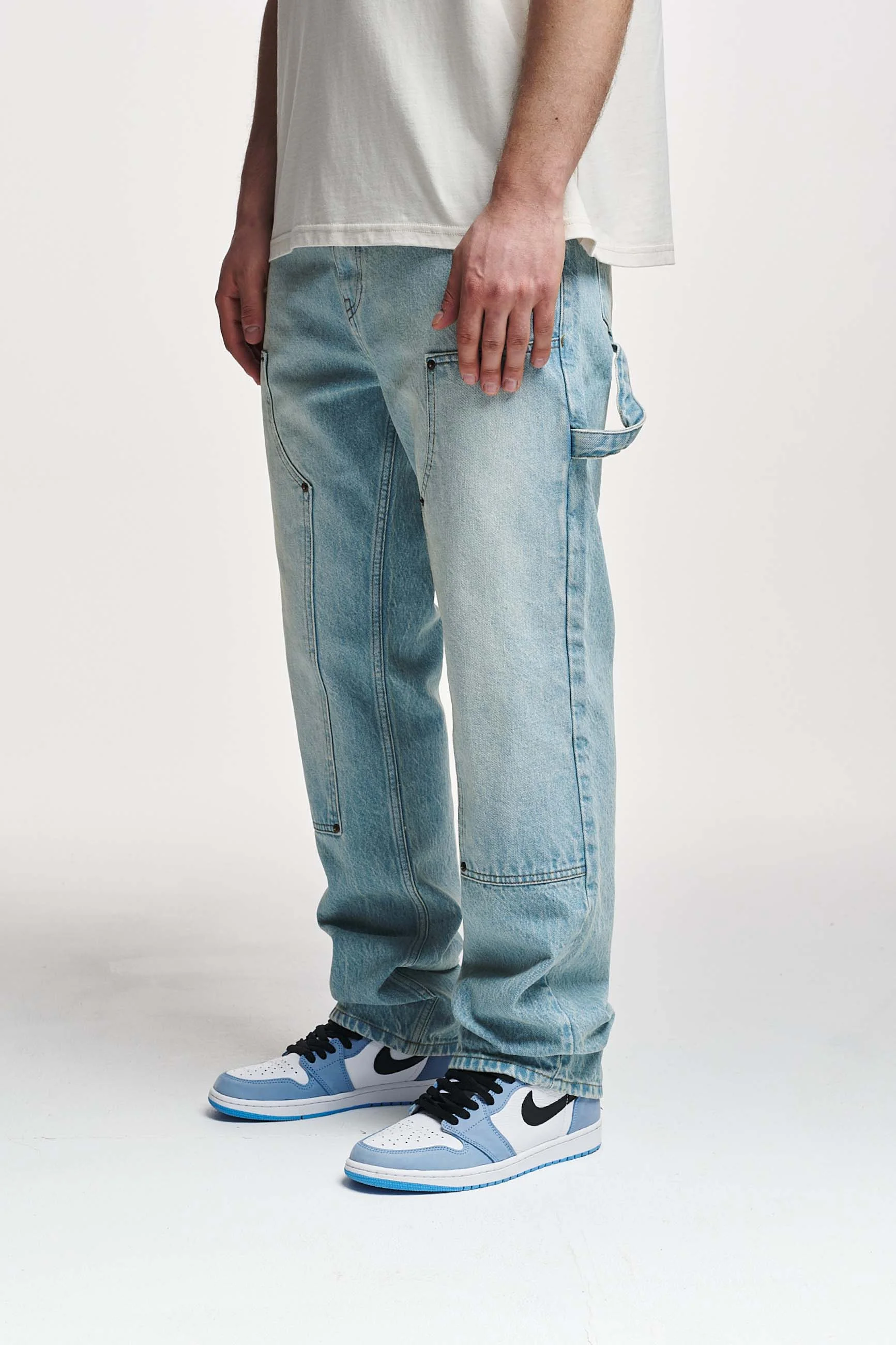 2Y Studios HALDOR CARPENTER STRAIGHT - Vaqueros pitillo