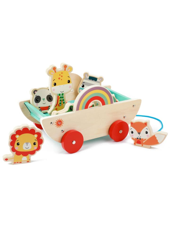 Fisher-Price Holz-Ziehwagen mit 8 Tieren in bunt günstig kaufen onesize