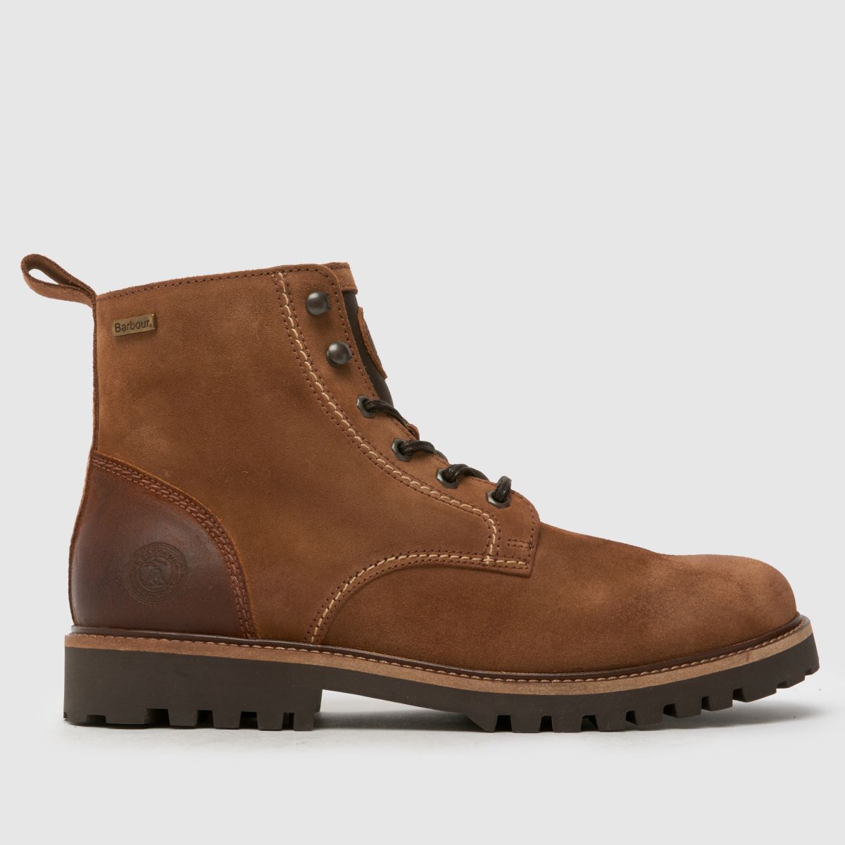 Barbour – Bruna derbystövlar med foggy-mönster