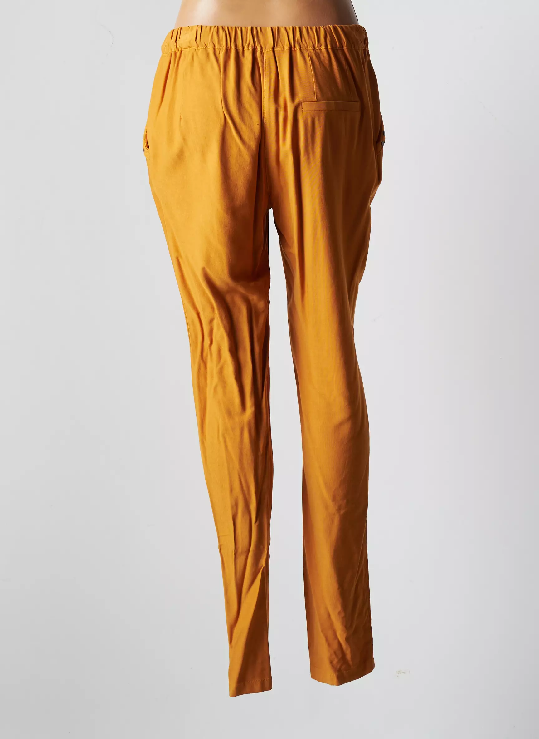 Julie Guerlande Pantalons Droits Femme couleur orange
