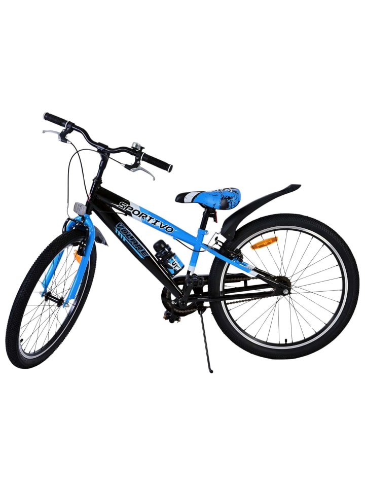 Volare Kinderfahrrad Sportivo für Jungen 24 Zoll Kinderrad in Schwarz Blau 8 Jahre günstig kaufen onesize