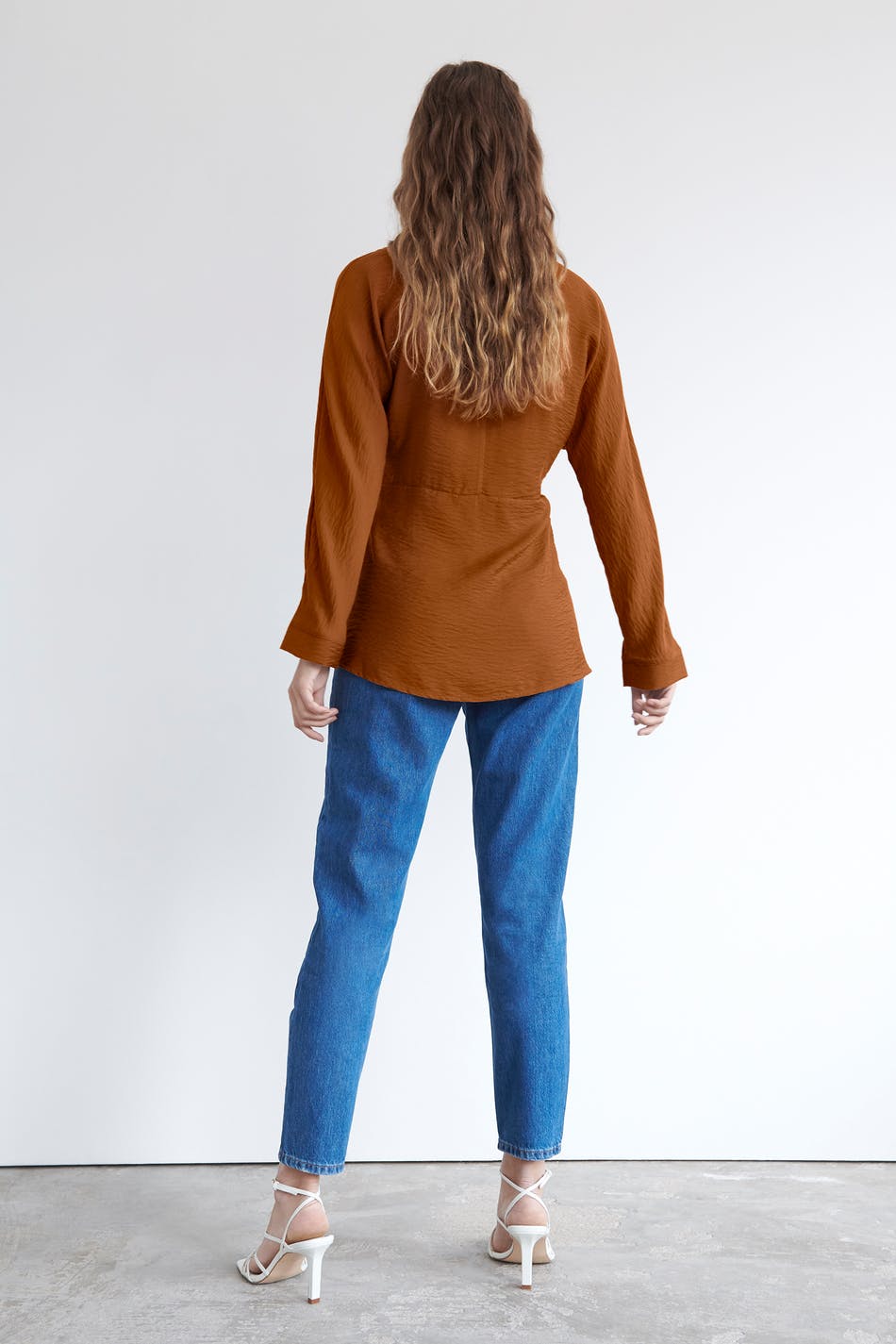 Jackie tie blouse