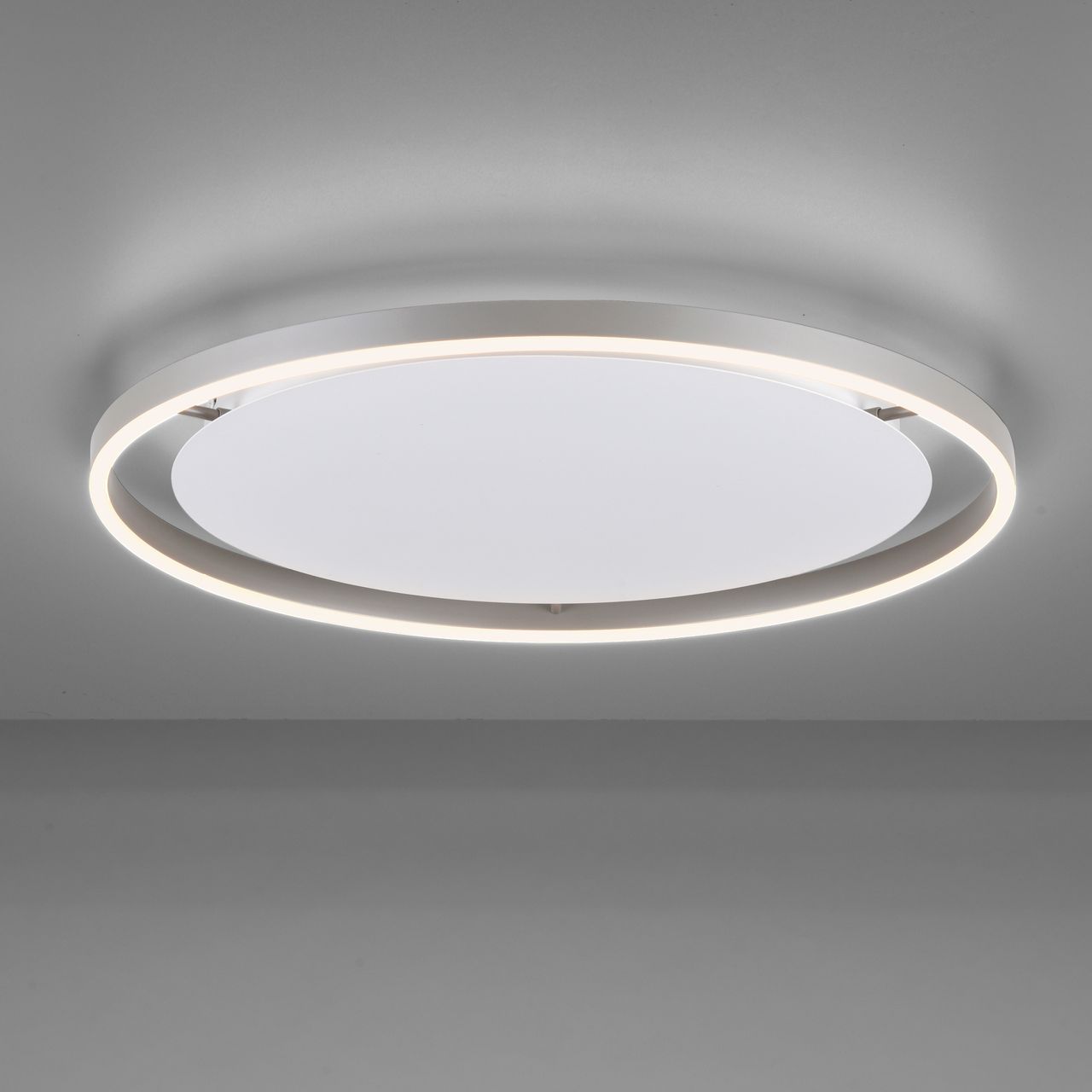 JUST LIGHT LeuchtenDirekt LED Deckenleuchte RITUS, rund, 3-Stufen Dimmer, 3000Kelvin, Innenleuchte, IP20
