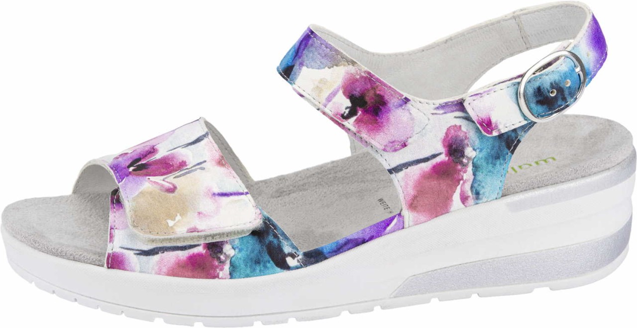 WALDLÄUFER Keilsandalen lila/pink HClaudia