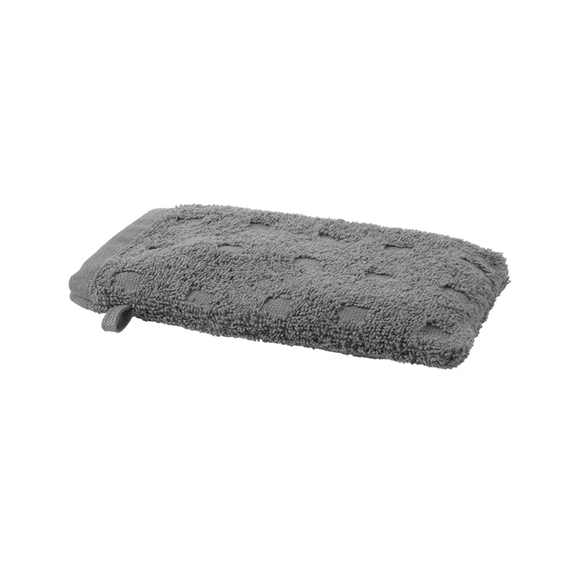 Waschhandschuh mit grafischer Struktur