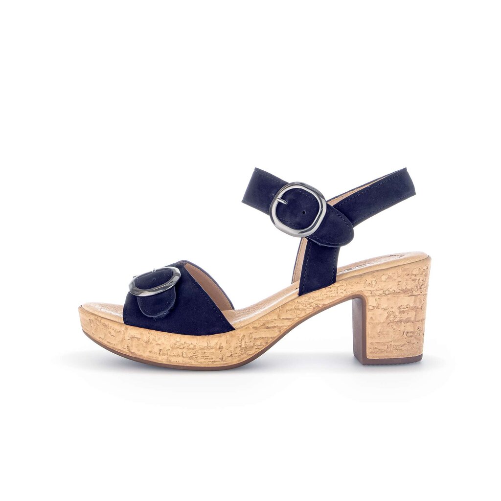 Gabor fashion Plateau Sandale blau