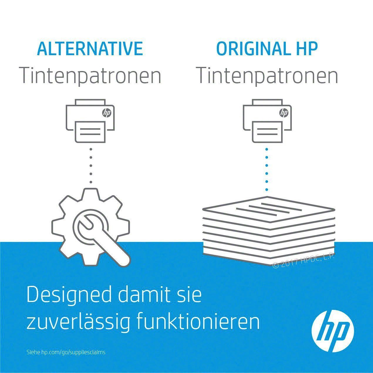 HP 912 XL Tintenpatrone (1-tlg., original Druckerpatrone 912 schwarz XL)