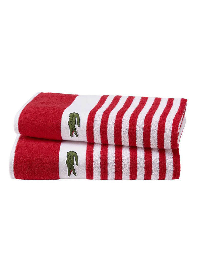 Toalha Lacoste Friendly - 450 g/m² - 90 x 150 cm