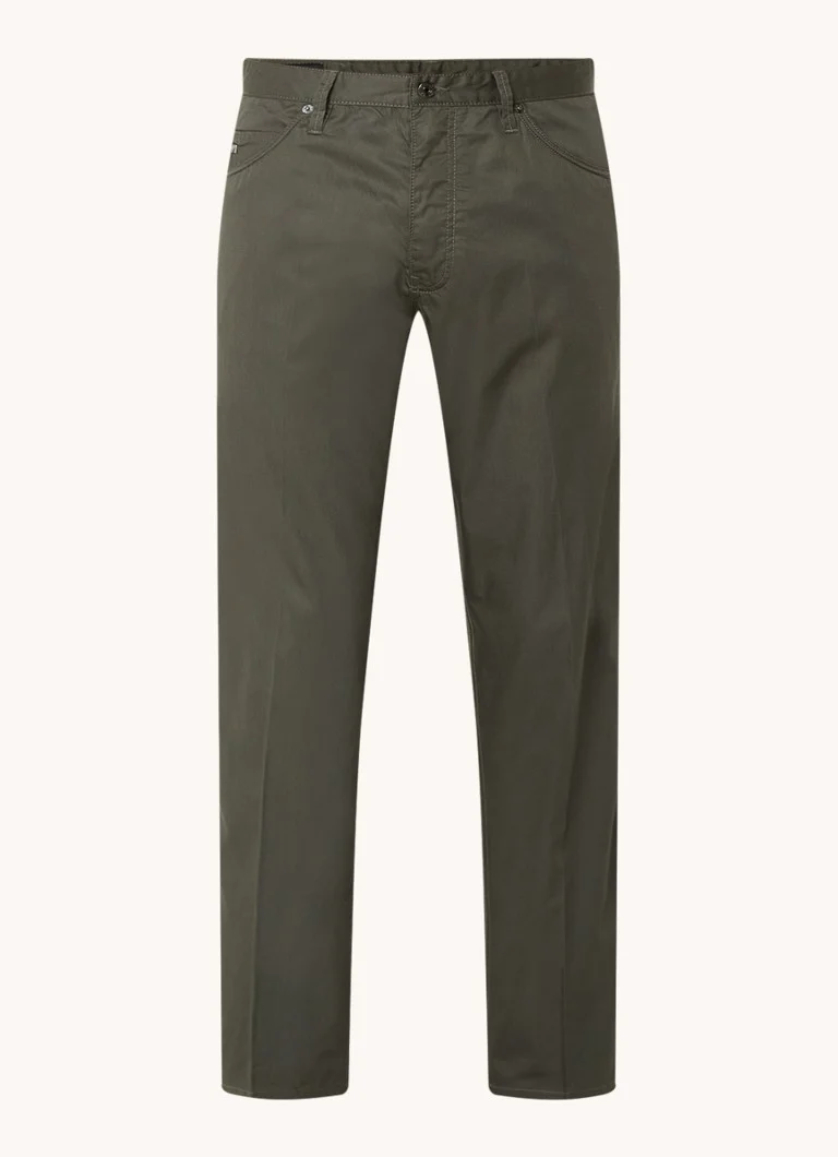 Pantaloni Emporio Armani cu croi larg și buzunare laterale