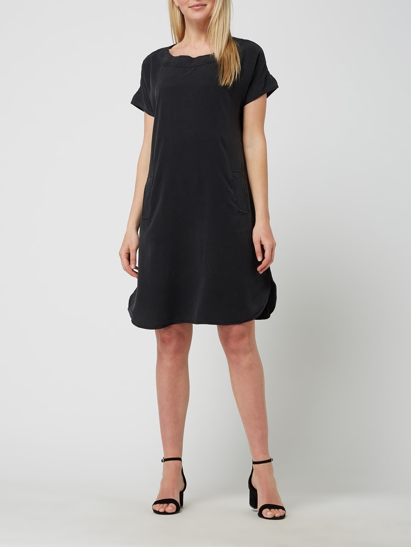 Kleid aus Lyocell in schwarz