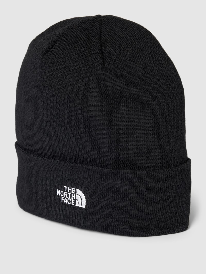 Beanie in Label-Patch Modell 'NORM' in schwarz