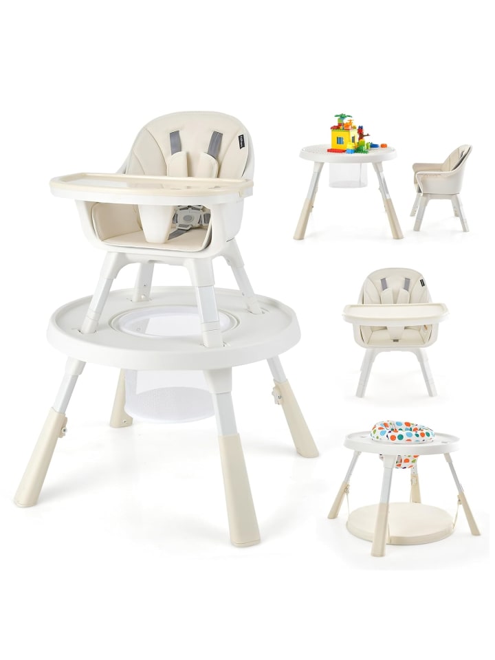 COSTWAY 6-in-1 Hochstuhl in Beige günstig kaufen onesize