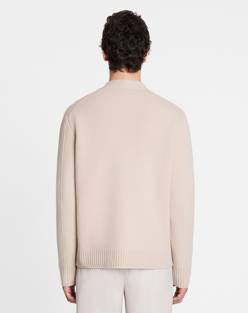 CARDIGAN EN LAINE ET CACHEMIRE