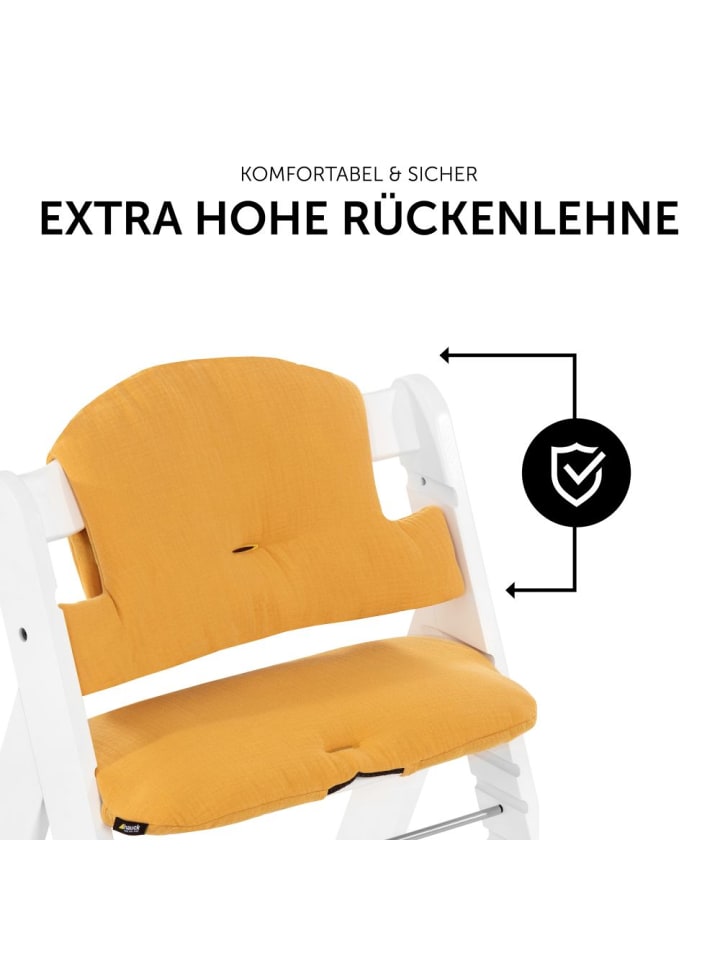 Hauck Sitzkissen / Hochstuhlauflage für Alpha Hochstuhl - in orange,gelb günstig kaufen onesize