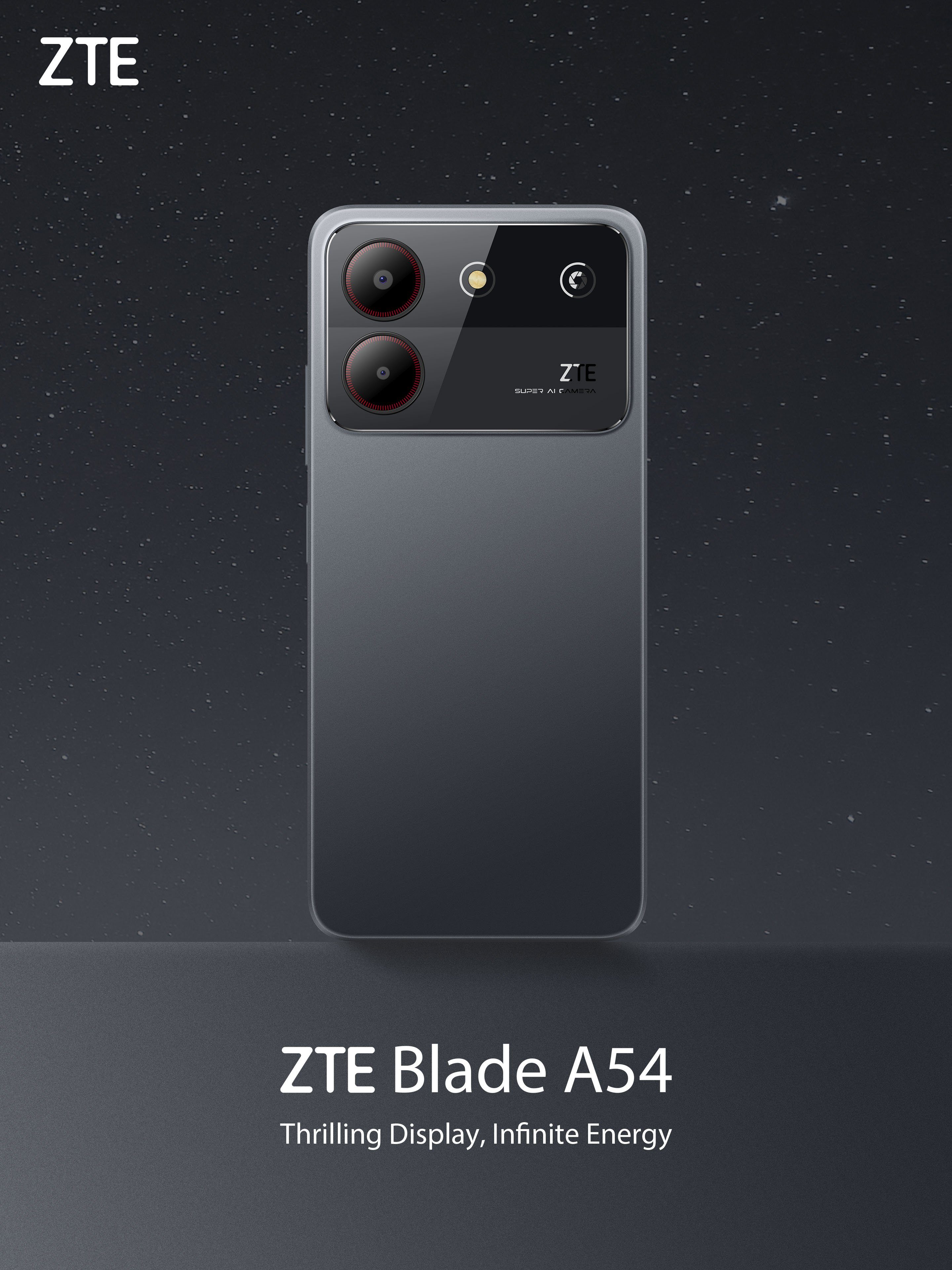 ZTE Blade A54 Smartphone (16,76 cm/6,6 Zoll, 64 GB Speicherplatz, 13 MP Kamera)