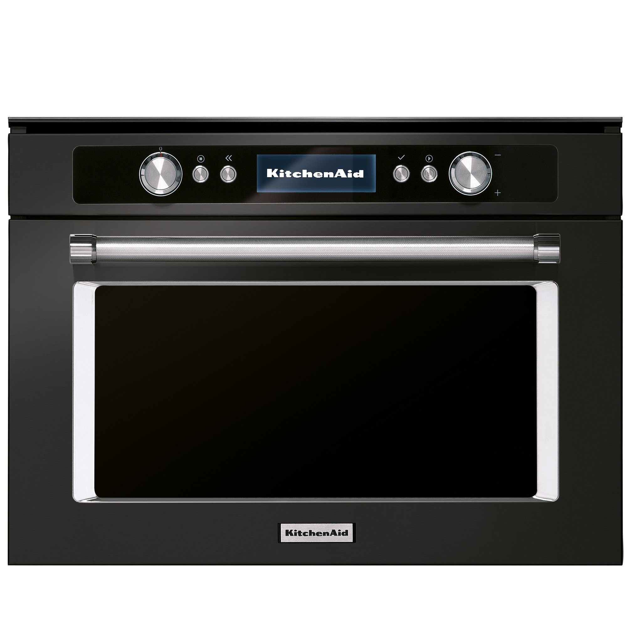 KitchenAid Einbau-Mikrowelle KMQCXB 45600, Mikrowelle, Grill, Dampf, 40,00 l, Automatikprogramm, Drehteller, Uhr, Eingebaut, Kombinationsbetrieb