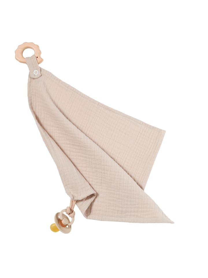 nordic coast company  Kuscheltuch Musselin Igel Sand günstig kaufen onesize