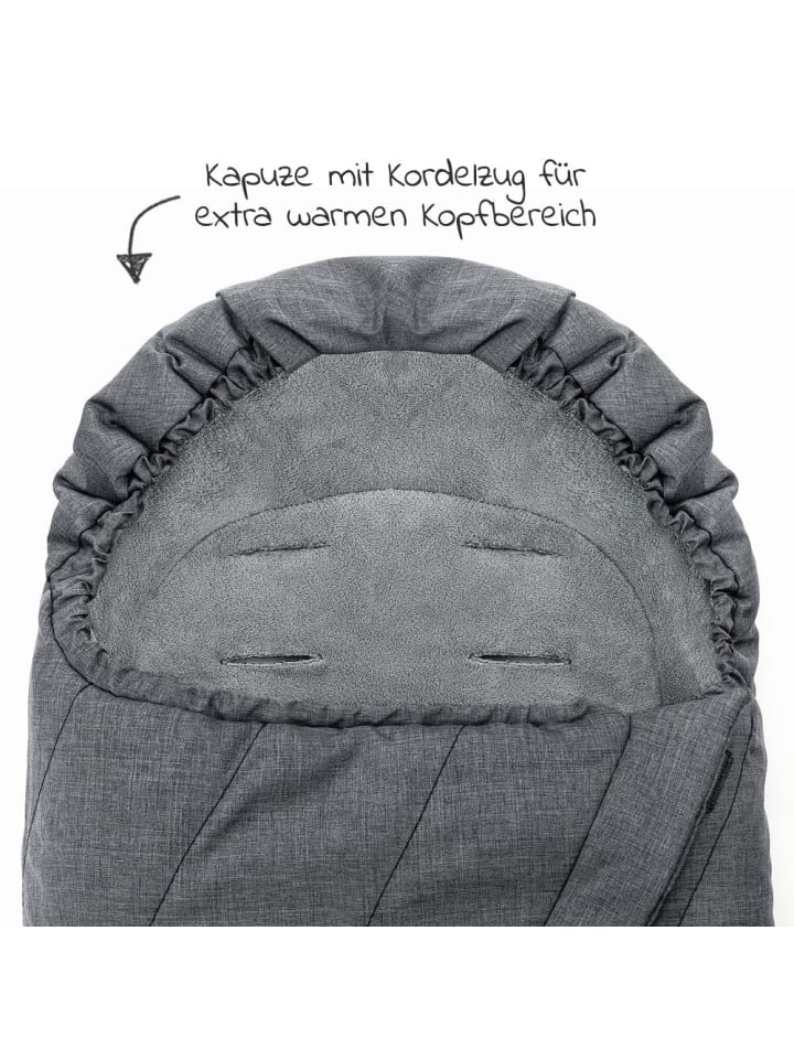 Zamboo Deluxe Winter-Fußsack 3M für Kinderwagen & Buggy - in grau günstig kaufen onesize